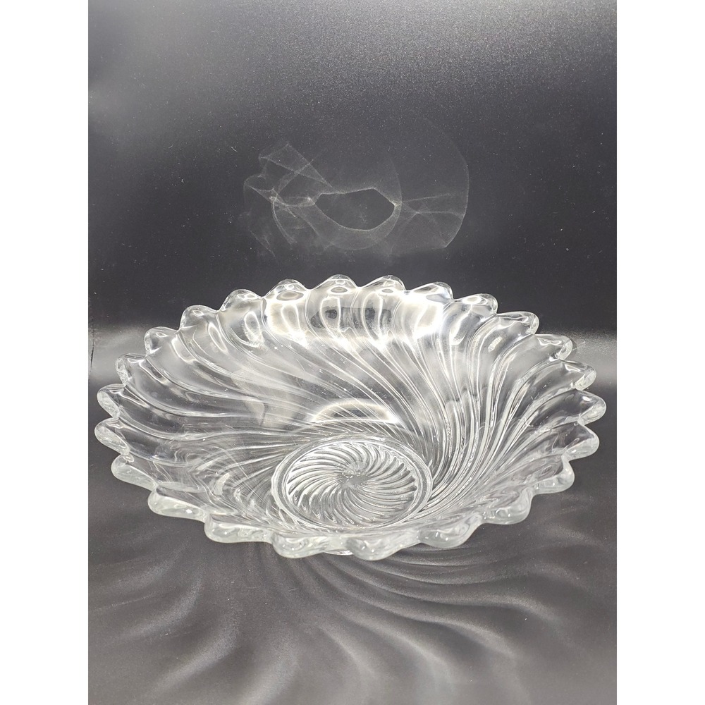 Vintage Fostoria‎ Colony-Swirl Serving Bowl 11 inches